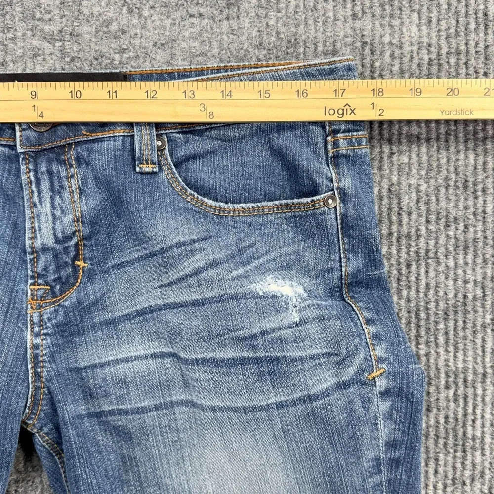 Cult Of Individuality Jeans Mens 32x28 Blue Medium Wash Distressed Stretch Denim